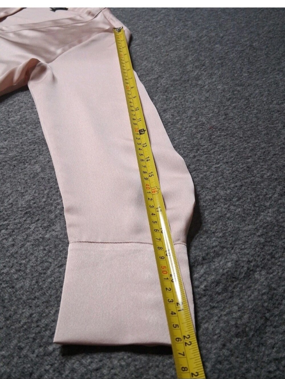 Ann Taylor Women's Pink Satin V-Neck Long Sleeve Blouse Top Shirts Size Petite S - Picture 9 of 12